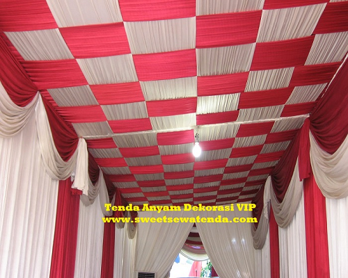 Tenda Dekorasi Anyam
